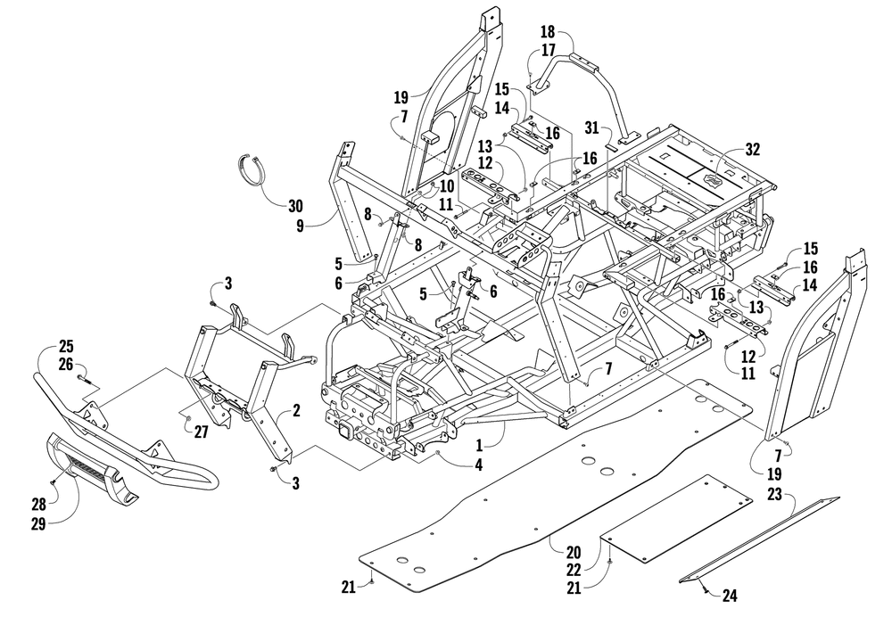 Frame and related parts