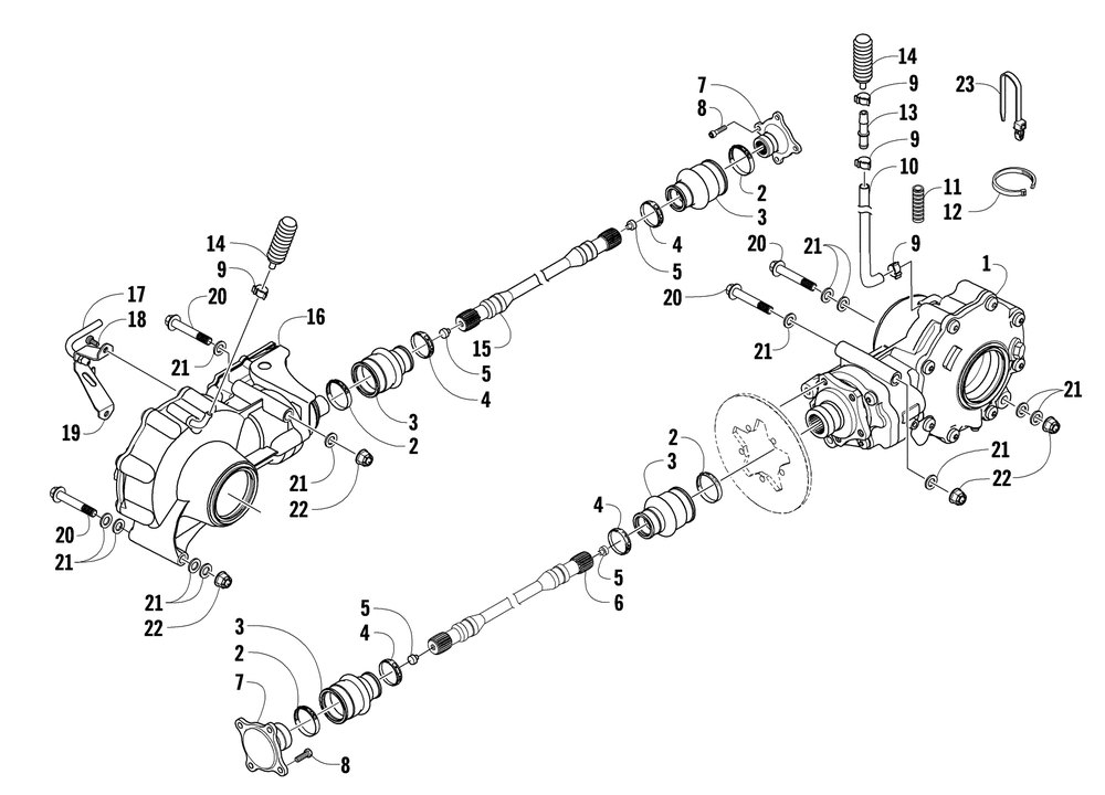 Drive train assembly