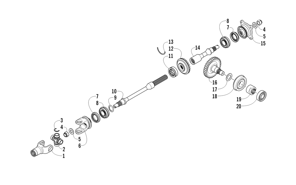 Secondary drive assembly