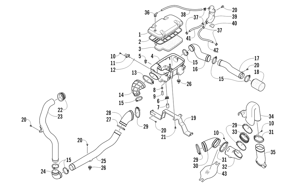 Air intake assembly