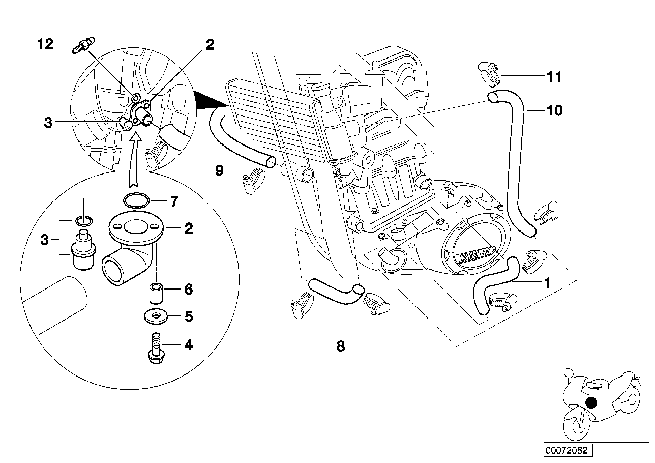 Radiator hoses_temperature sensor