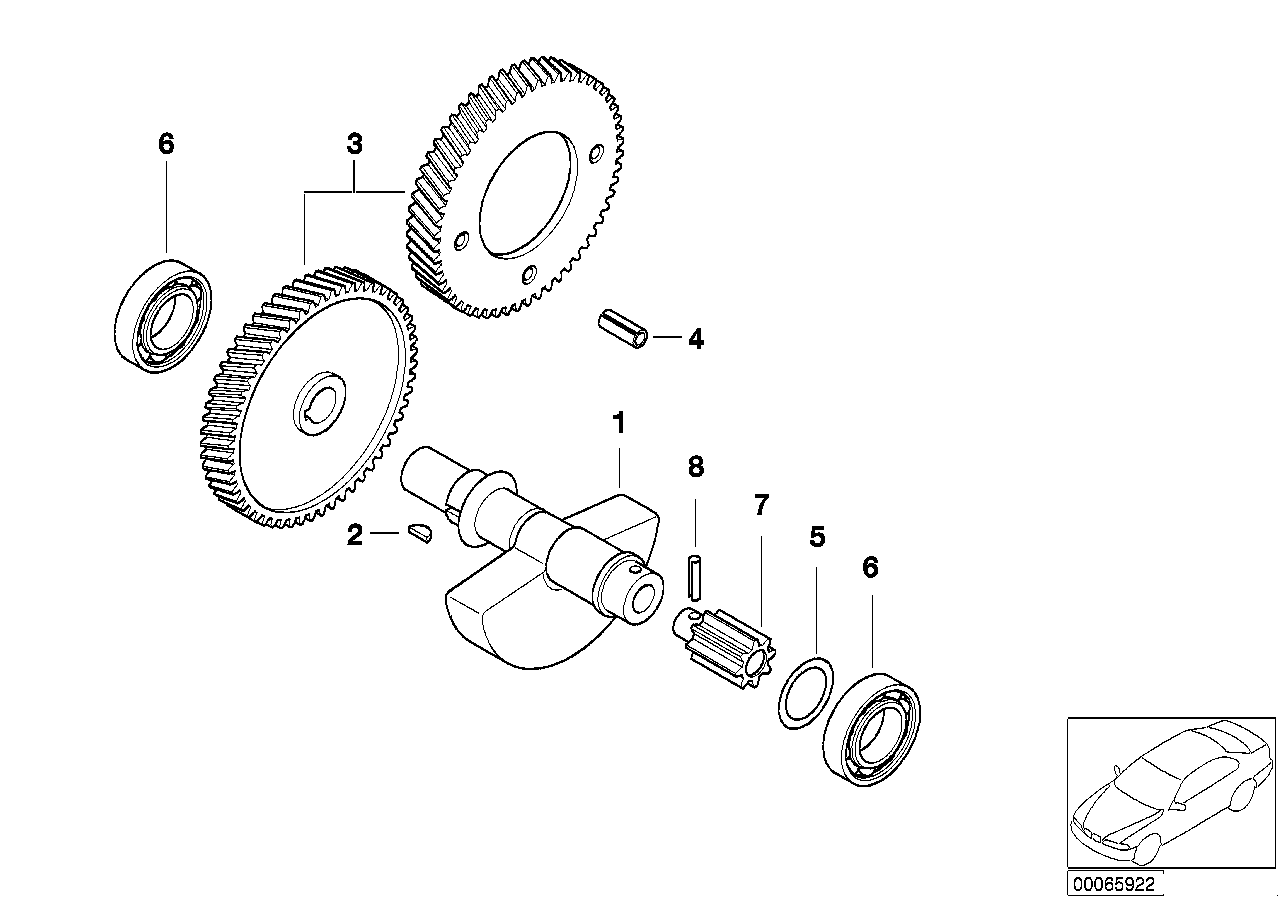 Compensating shaft