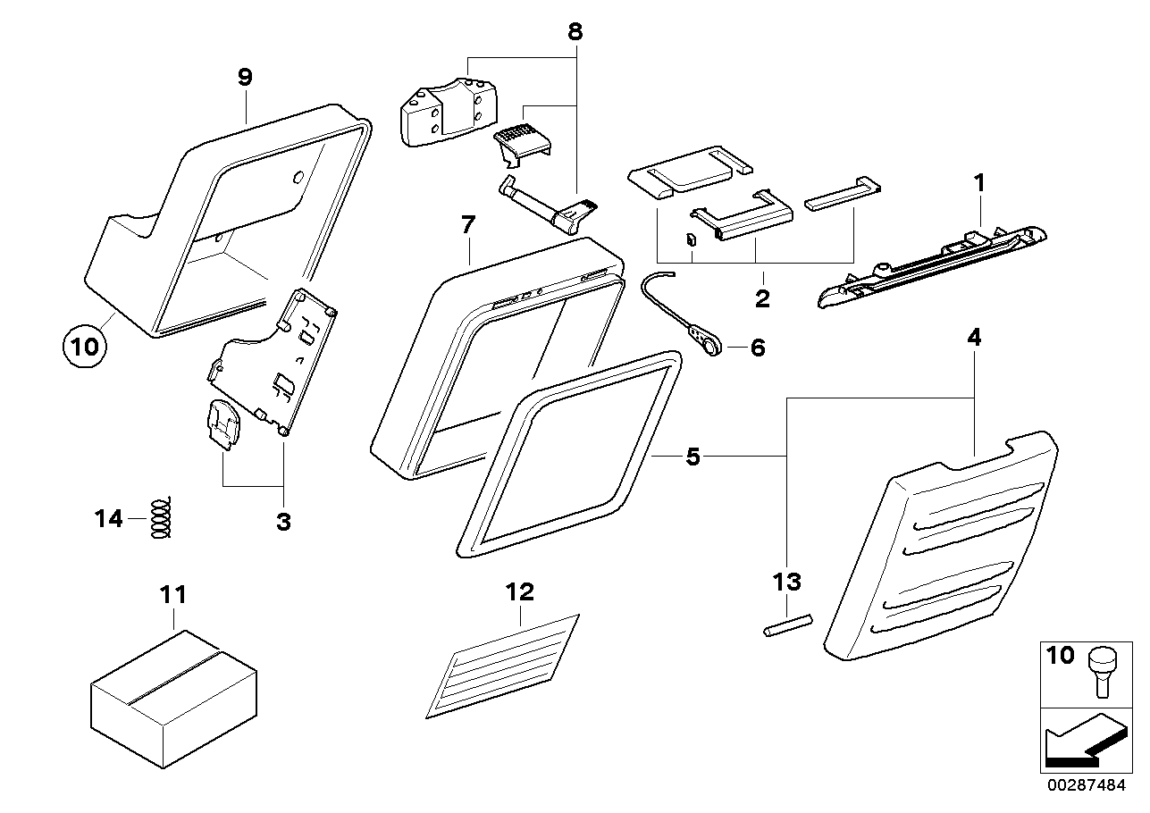 Single parts, vario case