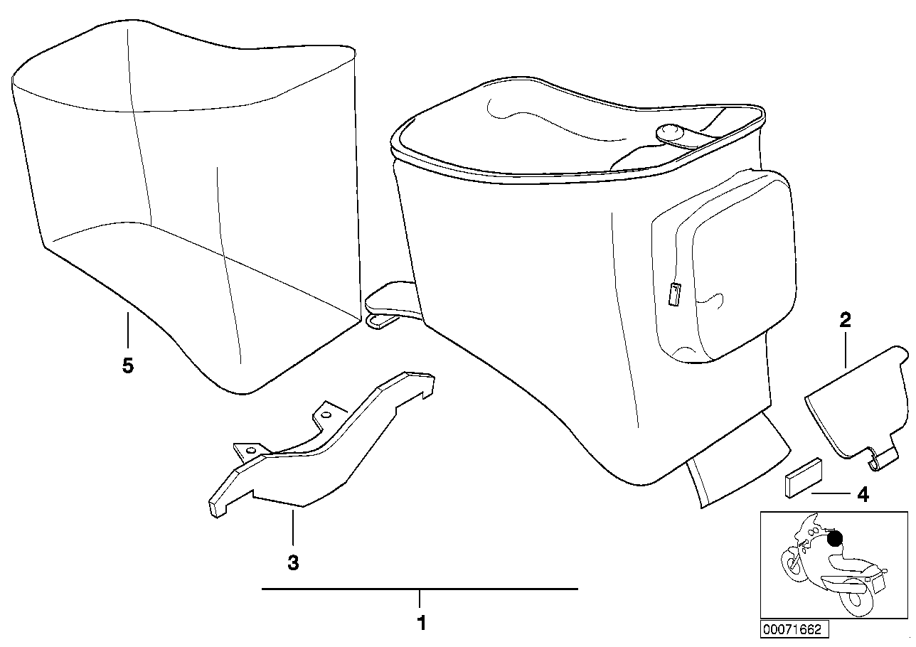 Топливный бак 650