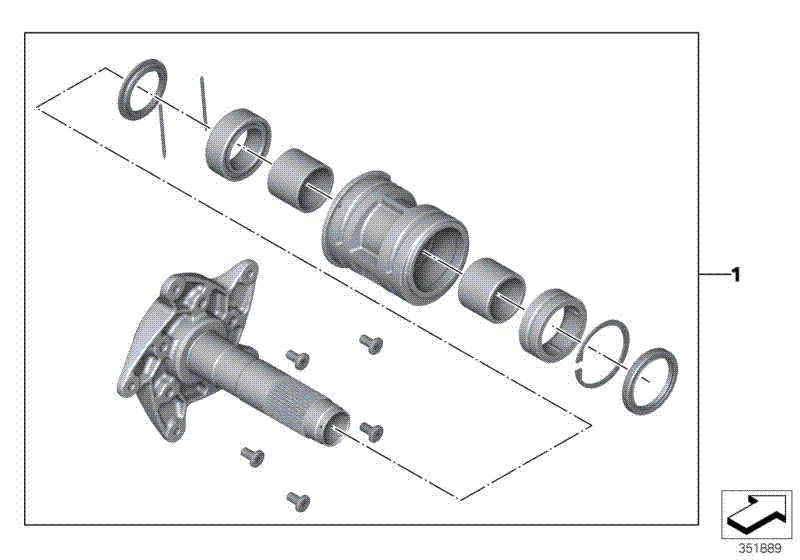 Input shaft eccentric