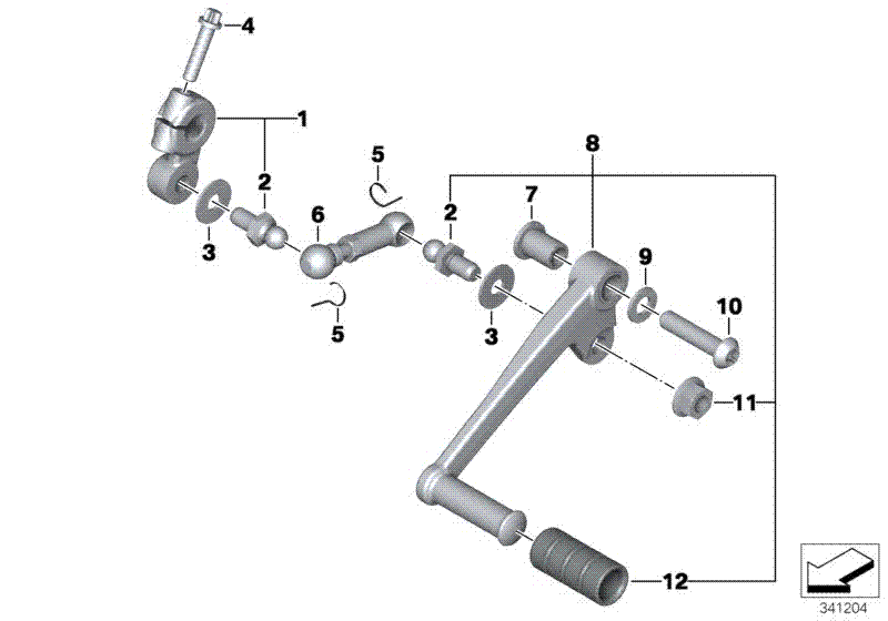 External gear shift.parts_shift lever