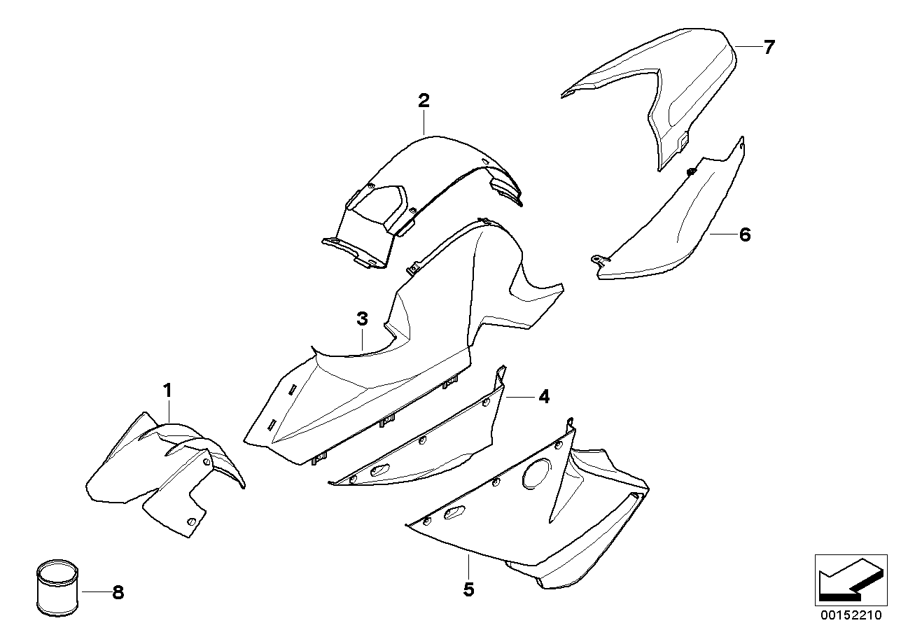 Painted parts u695 flamm-red