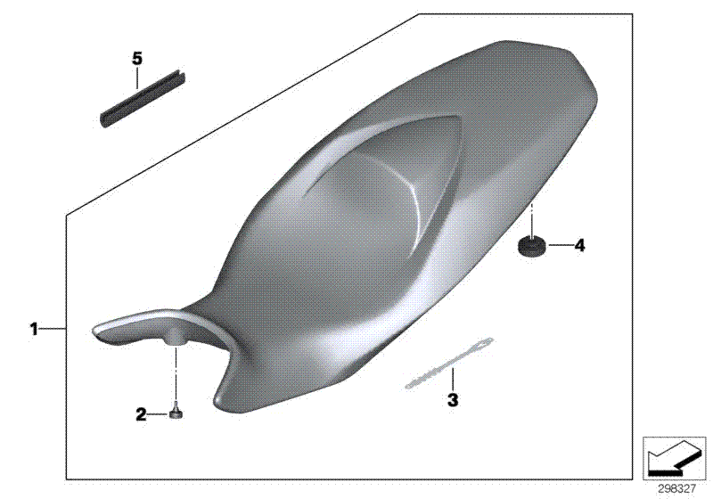 Low-profile bench seat