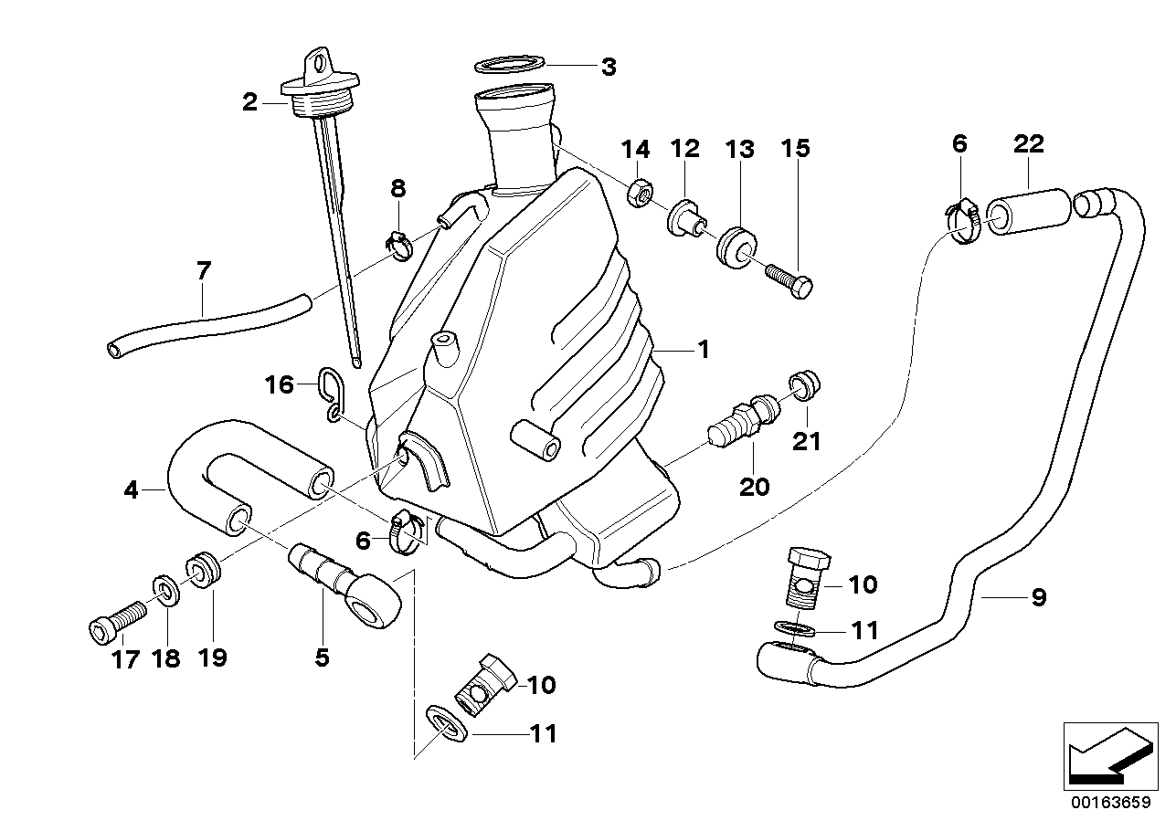 Lubrication syst., oil tank