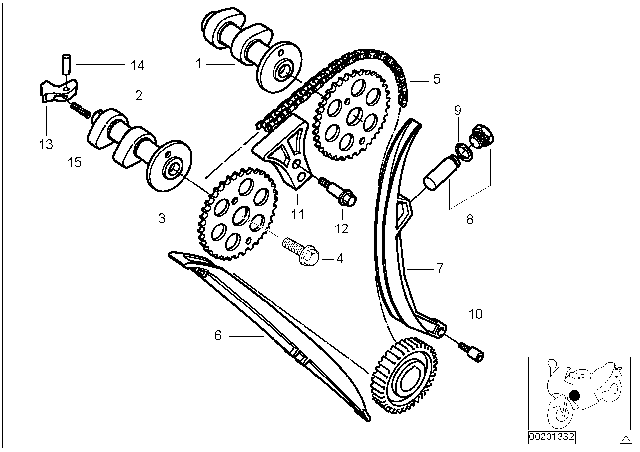 Timing gear - cam shaft_chain drive