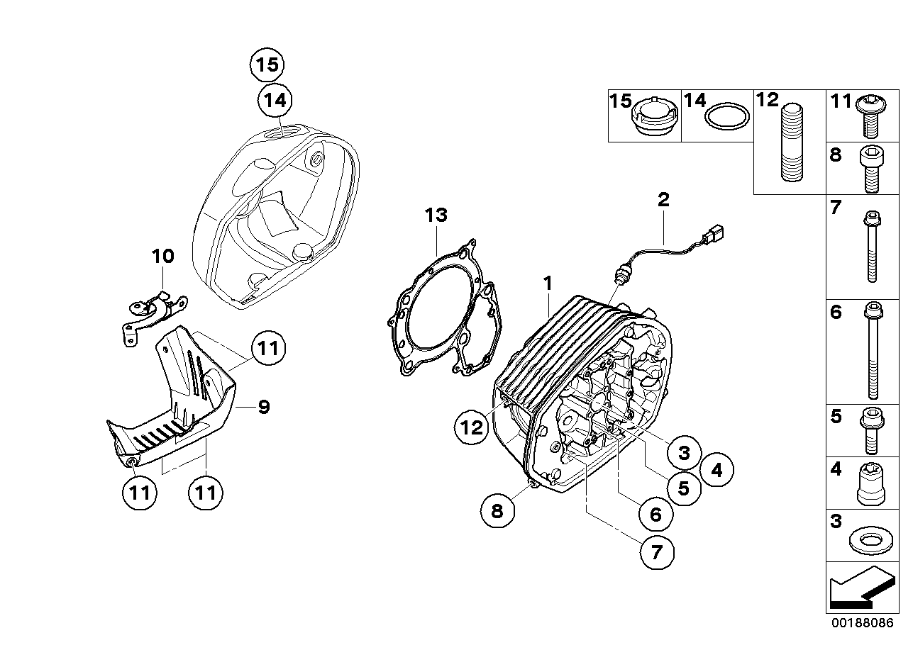 Cylinder head_mounting parts