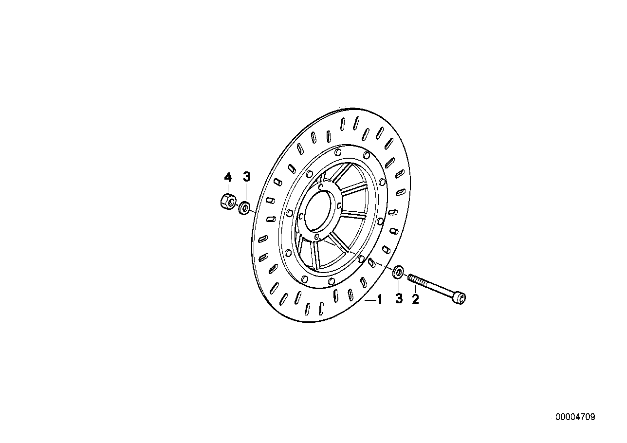 Brake rotor, front