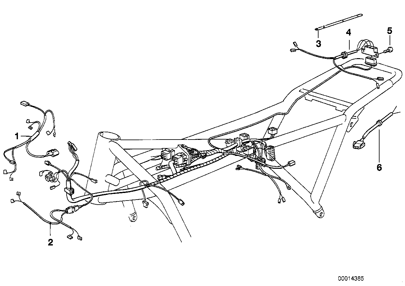 Cable harness cover front_rear