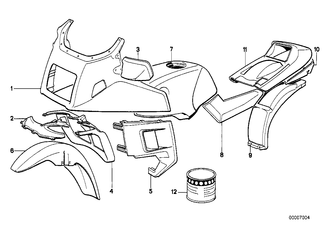 Painted parts 578 bajared