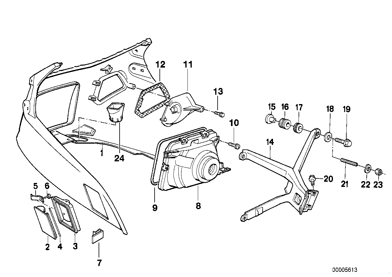 Casing upper part_headlight