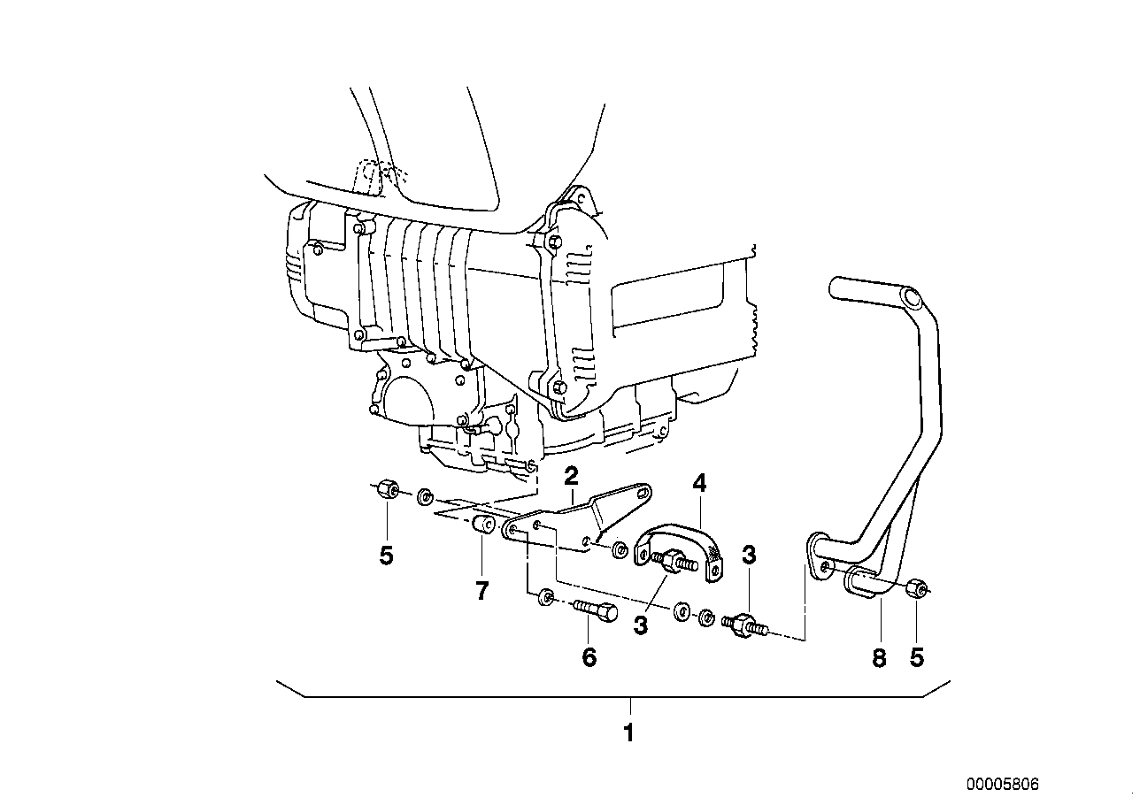 Modification kit f safety bar, catalyst