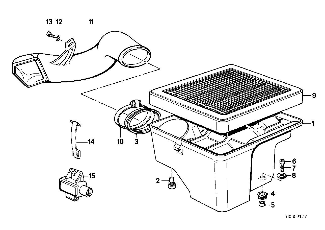 Bottom air cleaner housing_air cleaner