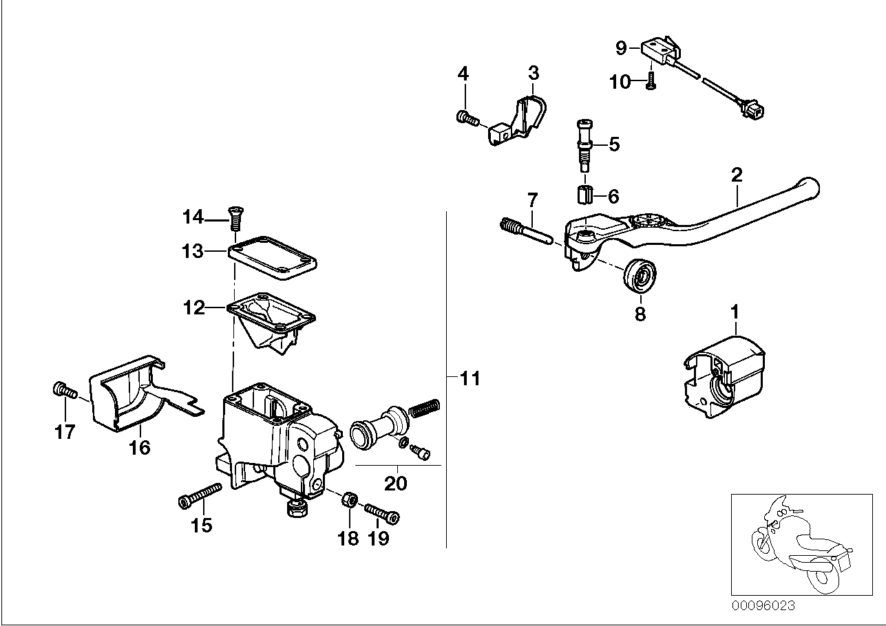 Handle unit right_single parts