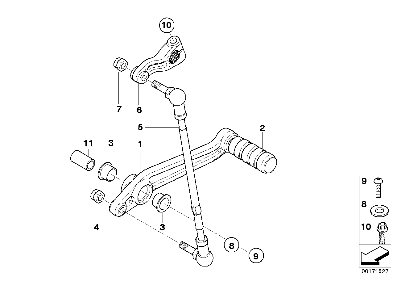 External gear shift.parts_shift lever