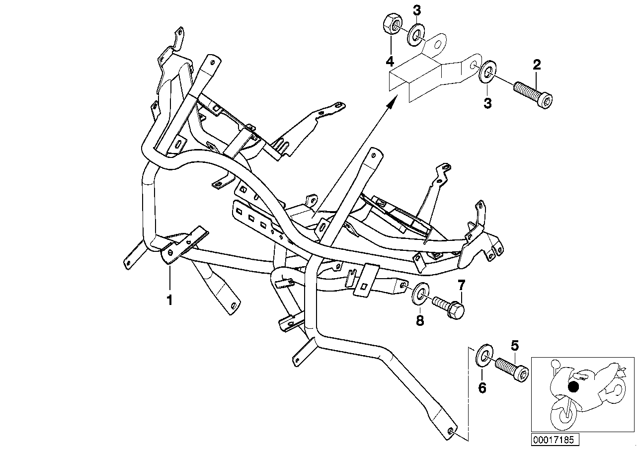 Fairing bracket