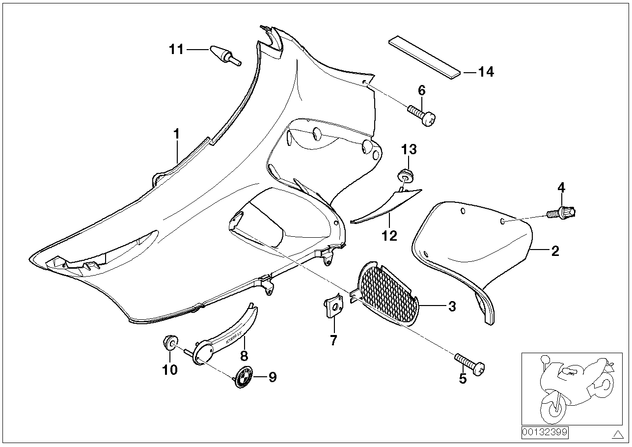 Fairing side section