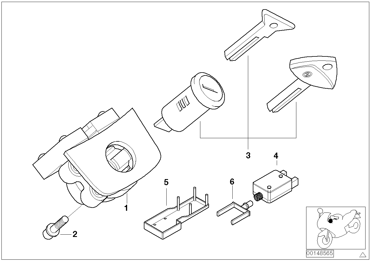 Lock f radio partition cover