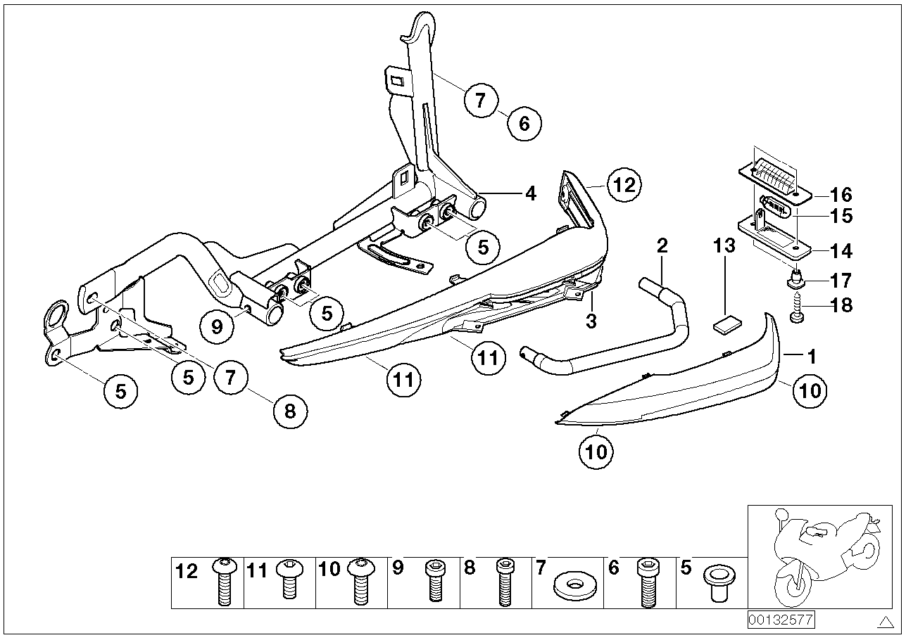 Engine protection bar