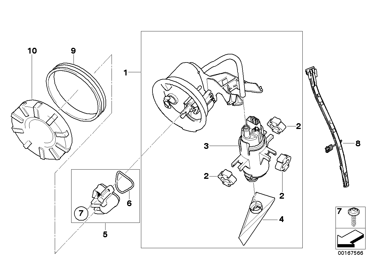 Fuel pump and fuel level sensor