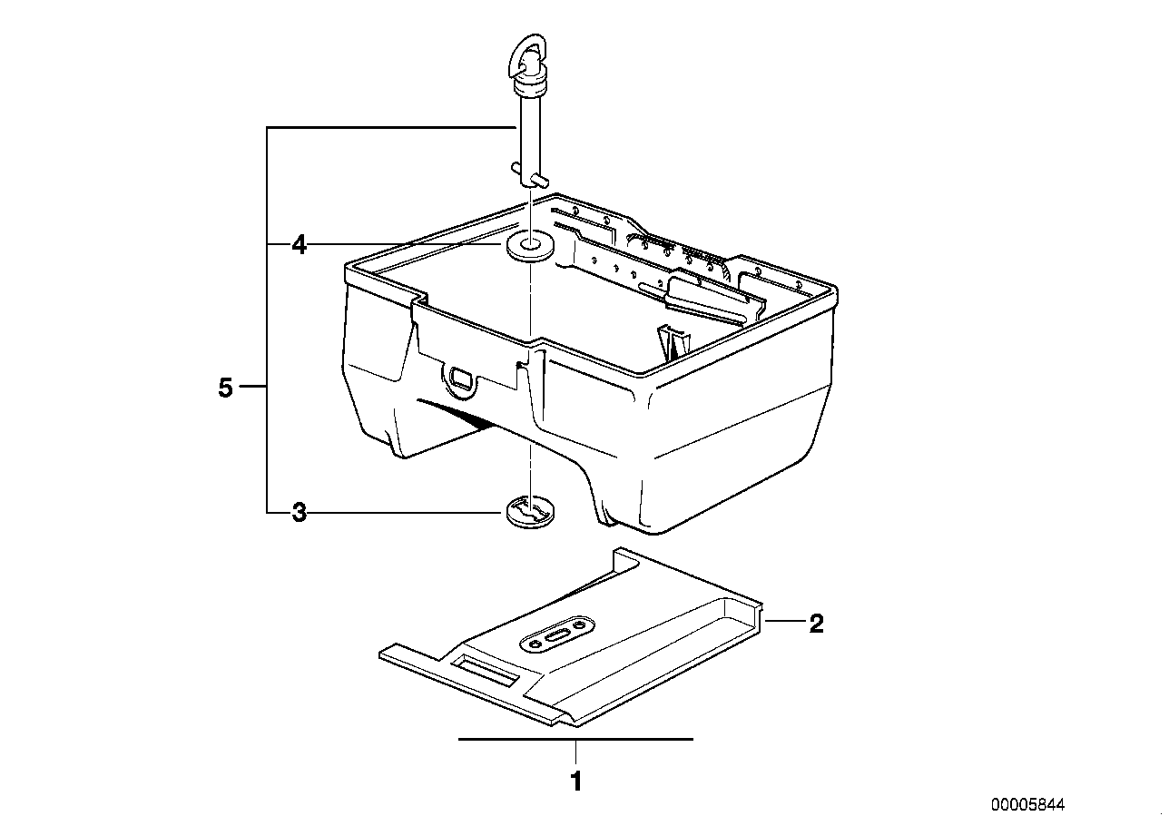 Topcase 22 l mounting parts