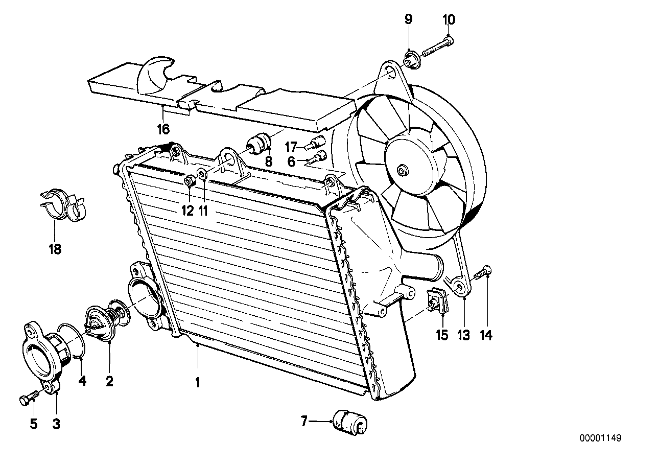 Radiator - thermostat_fan