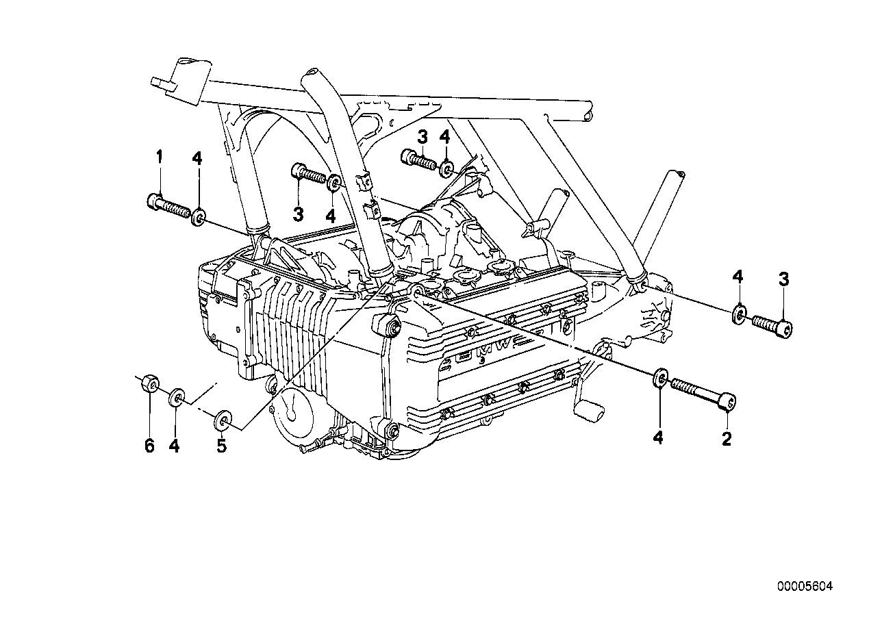 Engine suspension