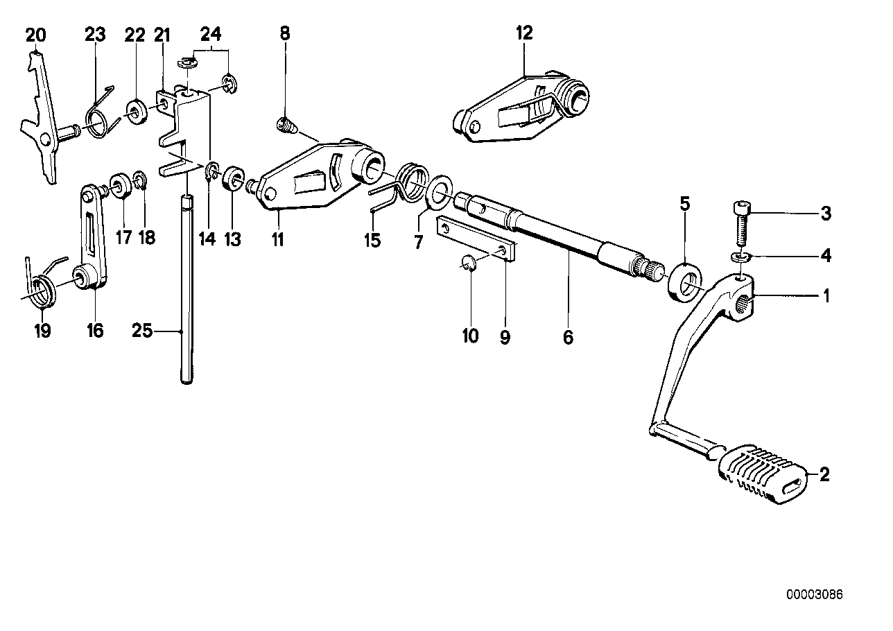 5-speed transmission shifting parts