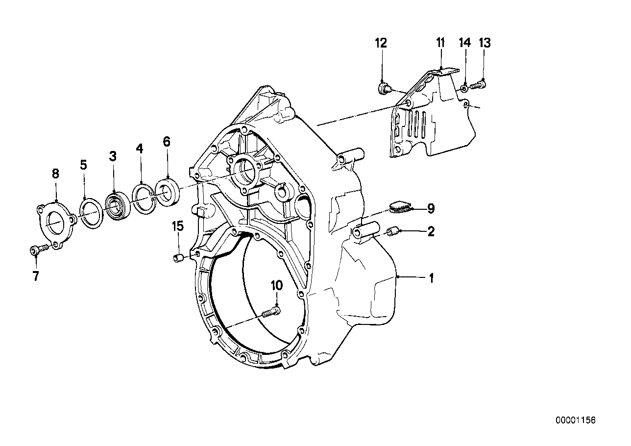 Intermediate housing_alternator cover