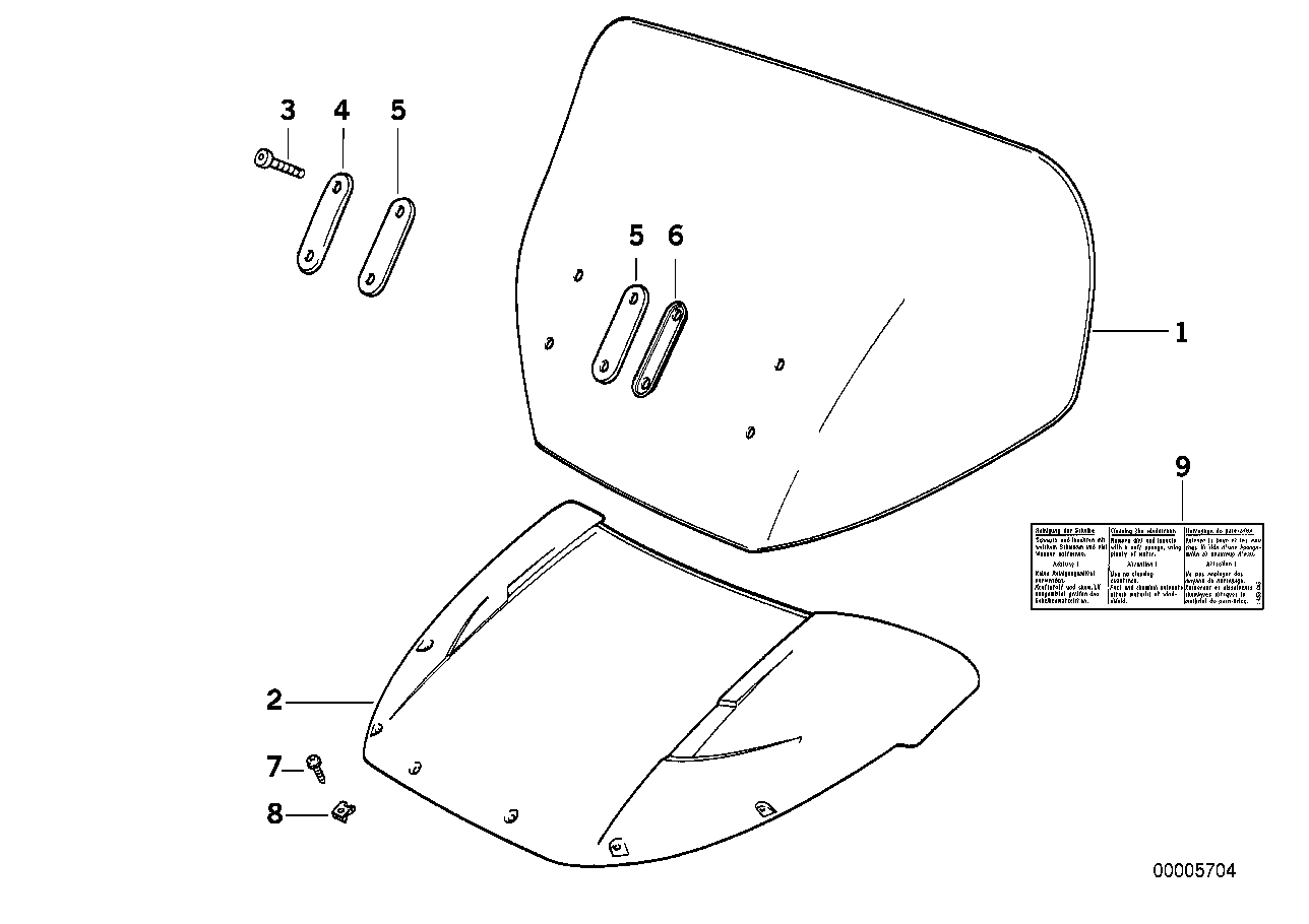 Electrically adjustable windshield