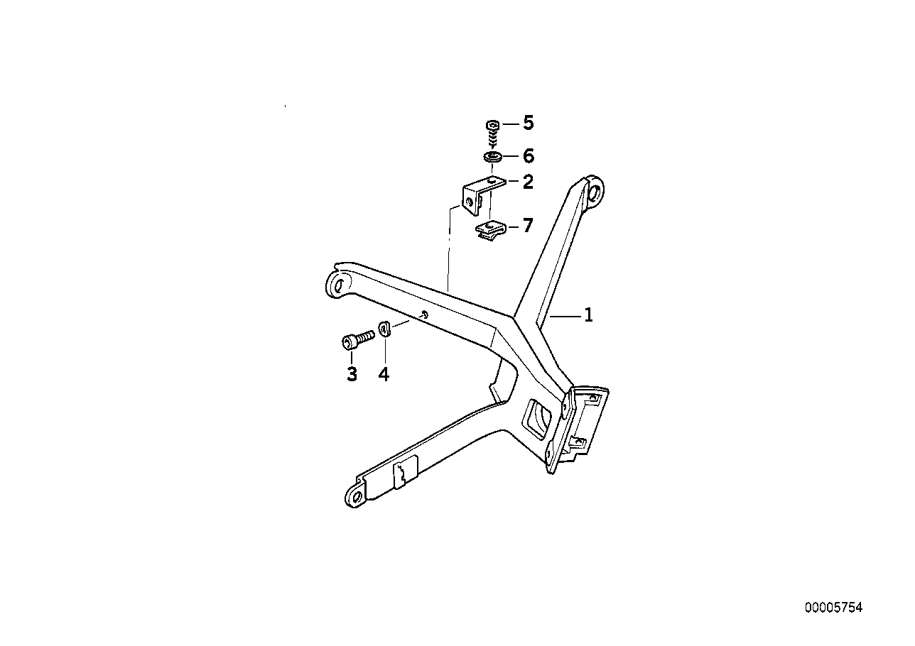 Fairing bracket