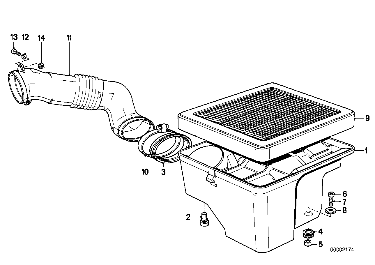 Bottom air cleaner housing_air cleaner