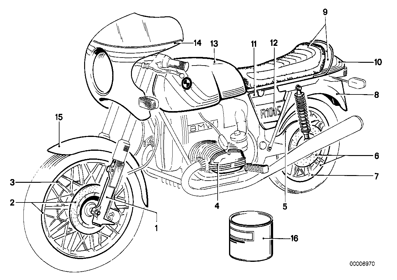 Painted parts 131 hellsilber