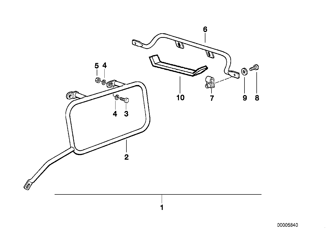 Case holder f low exhaust system