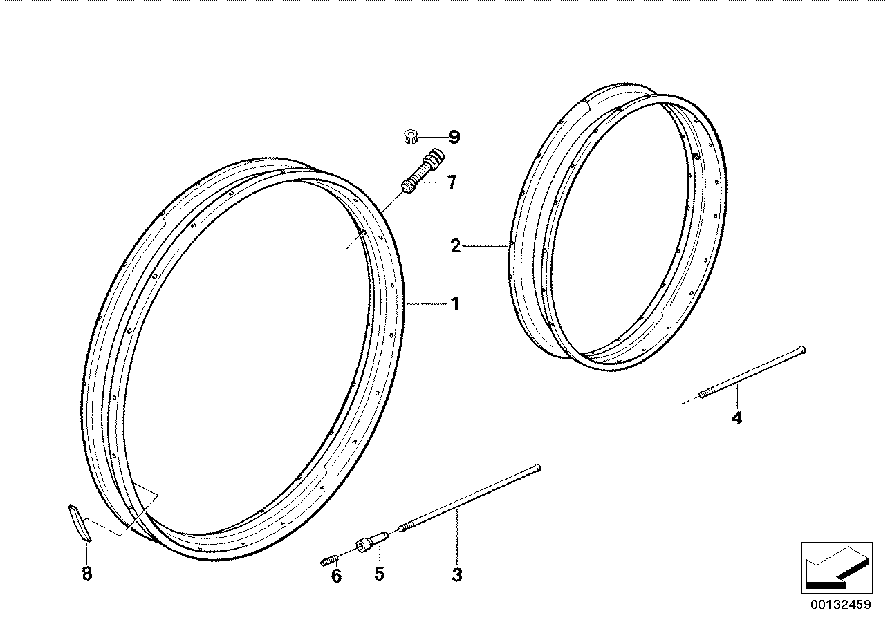 Spoke wheel rim_spoke