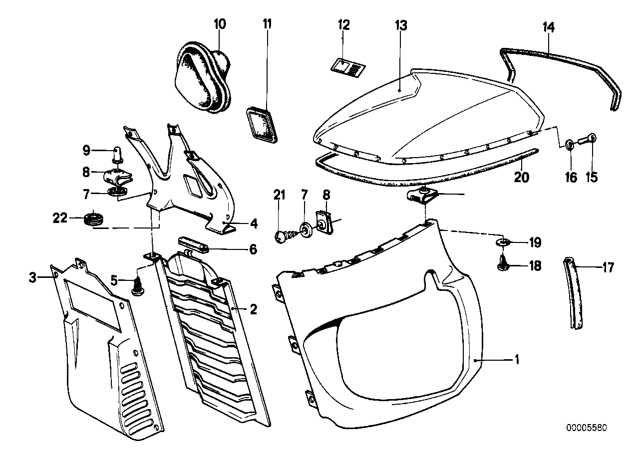 Engine cowl_windshield