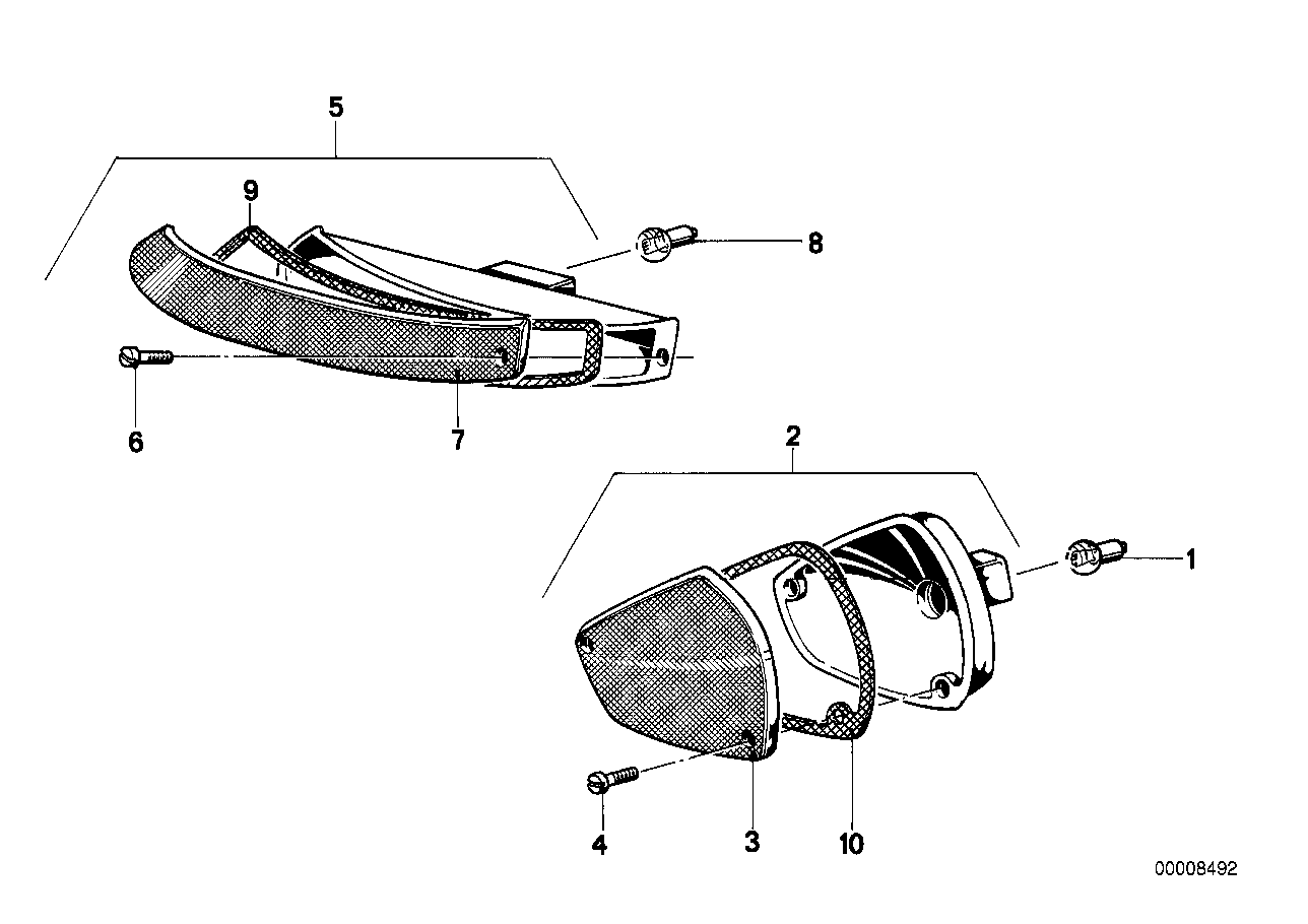 Front turn indicator