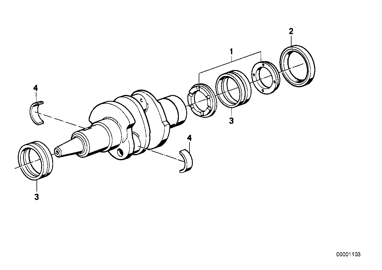 Crankshaft mounting