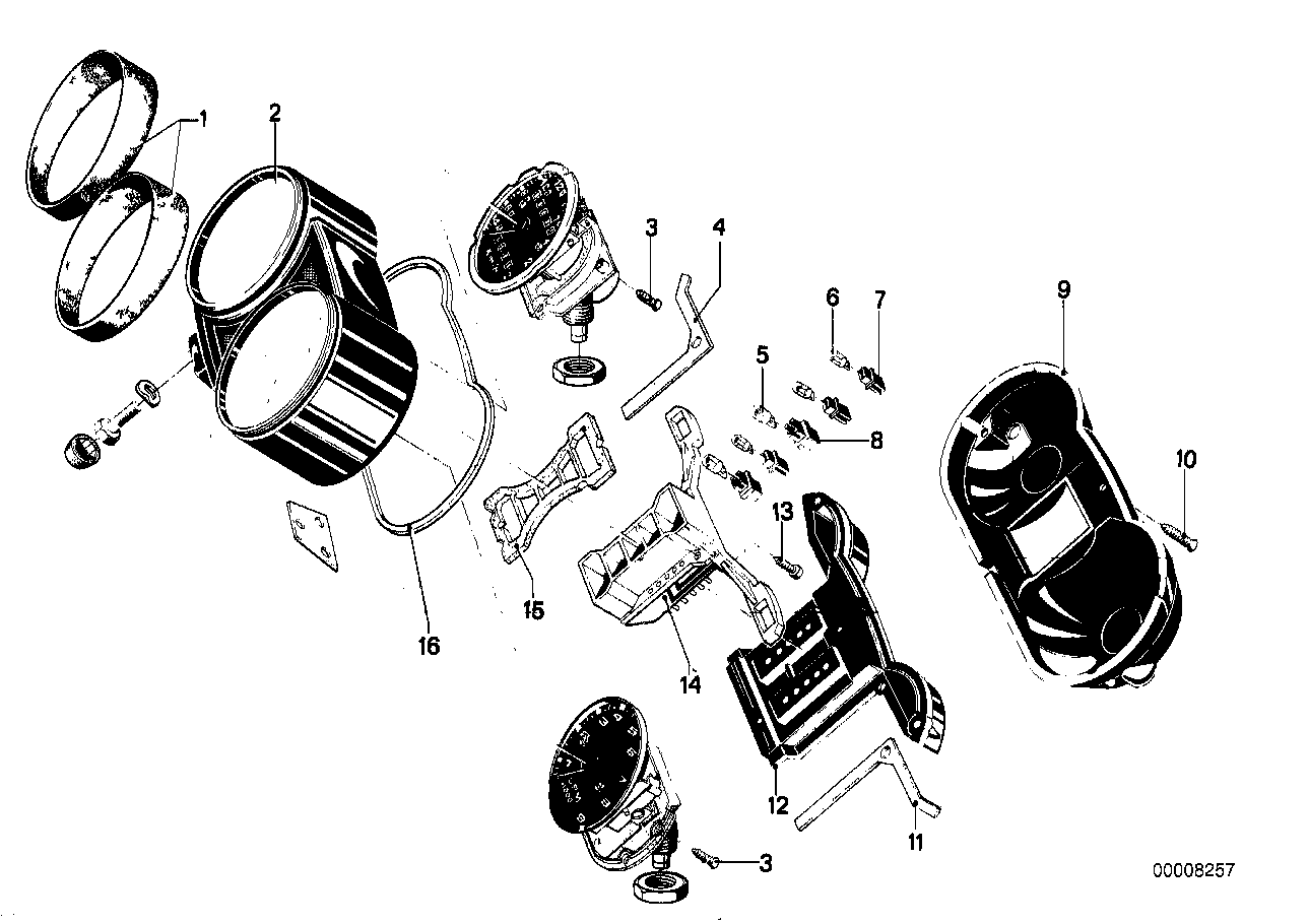 Instruments combinat-.single components