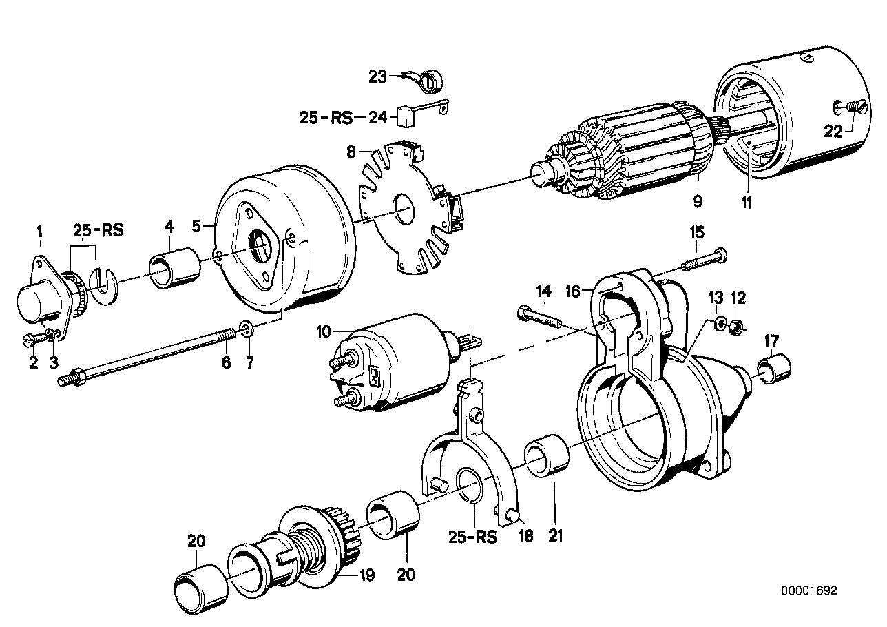 Starter single parts _ bosch