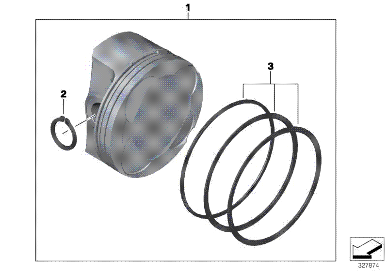 Piston, single components