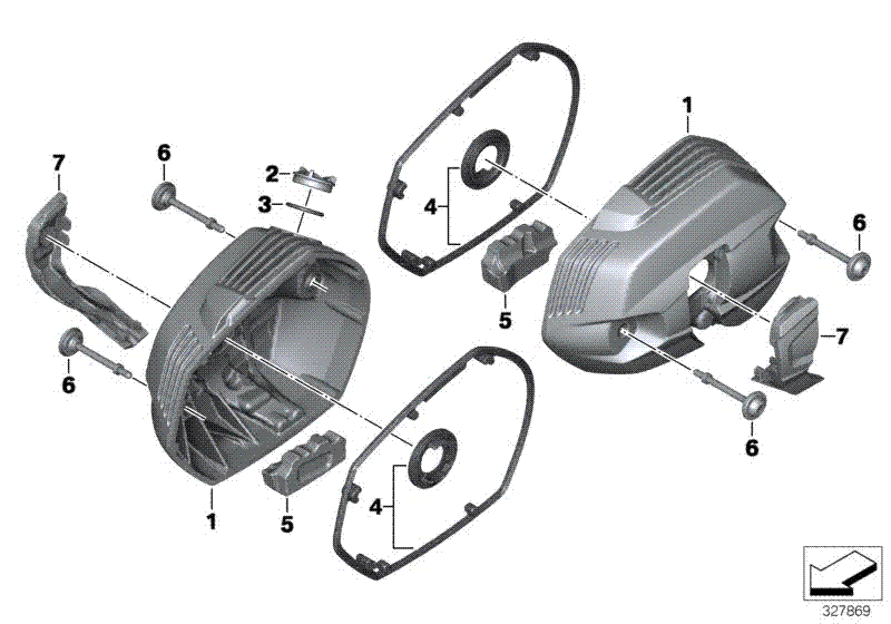 Cylinder head cover_mounting parts