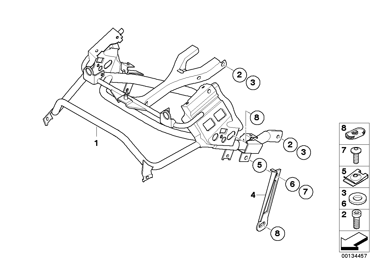 Fairing bracket