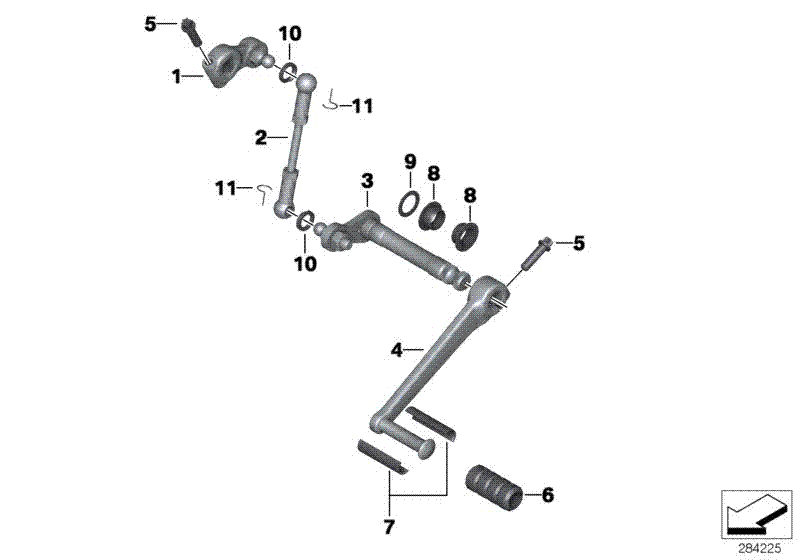 External gear shift.parts_shift lever