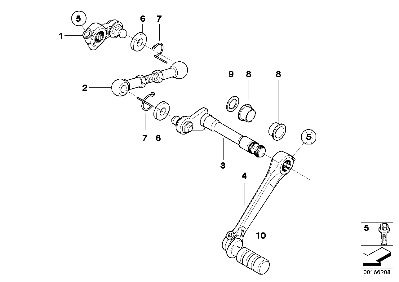 External gear shift.parts_shift lever