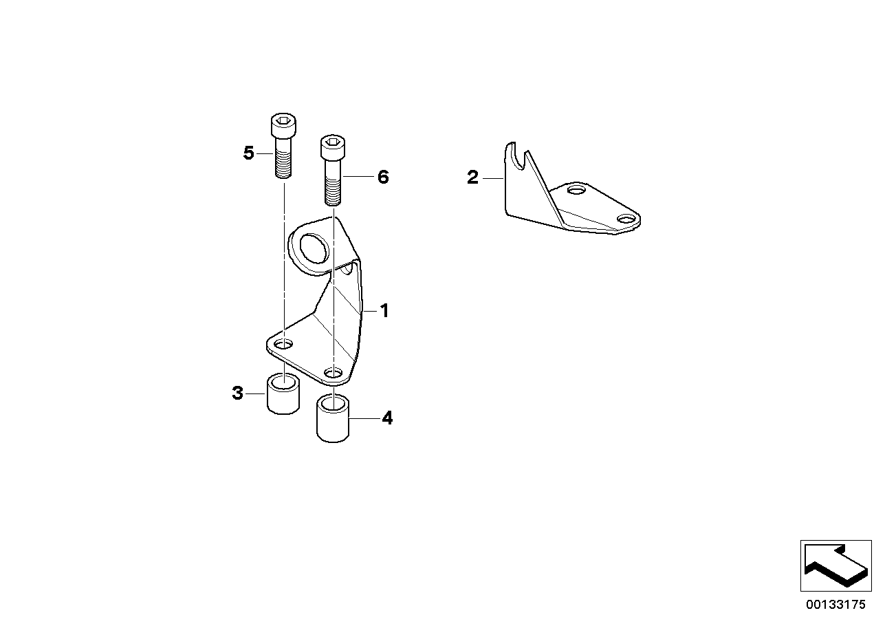 Bracket for control panel _ microphone